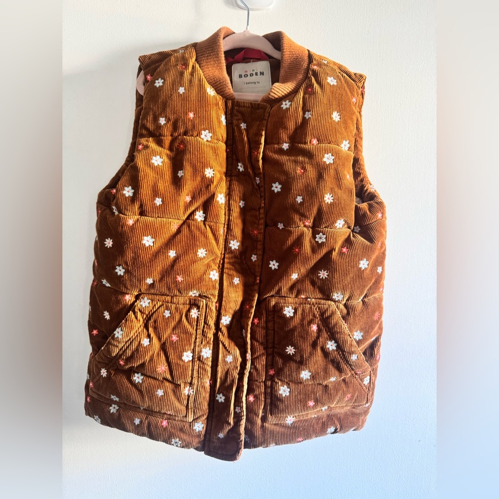 Mini Boden corduroy vest